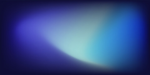 Abstract blue and purple liquid wavy shapes futuristic banner. Glowing retro waves vector background modern gradient