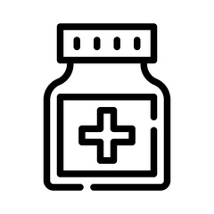 medicine line icon