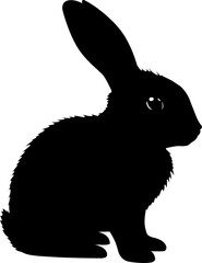 Obraz premium rabbit silhouette
