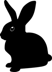 rabbit silhouette
