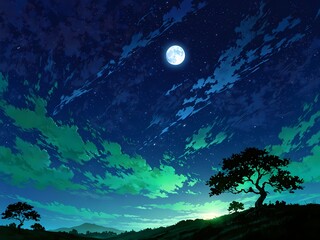 background with tree