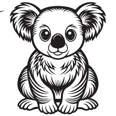 illustration of cartoon Koala