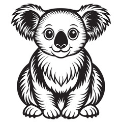 illustration of cartoon Koala