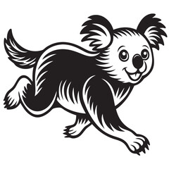 Obraz premium illustration of cartoon Koala