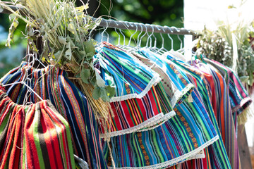 Song festival 2023 in Latvia, in the central park of Riga, Ligo holidays with latvian folk costumes and music