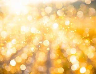 Obraz premium Gold bokeh explosion