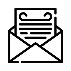 open email line icon