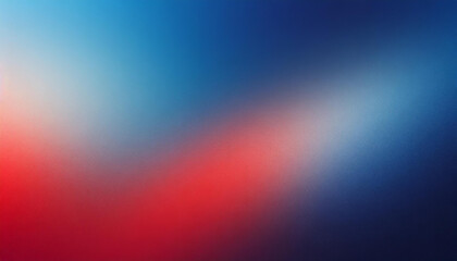 Obraz premium blue yellow gradient abstract background, grainy noise texture, backdrop for product presentation with copy space, patriotic banner flag USA, cinematic retro vintage grunge pastel