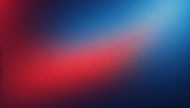 red blue gradient abstract background, grainy noise texture, backdrop for product presentation with copy space, patriotic banner for usa independence day, flag