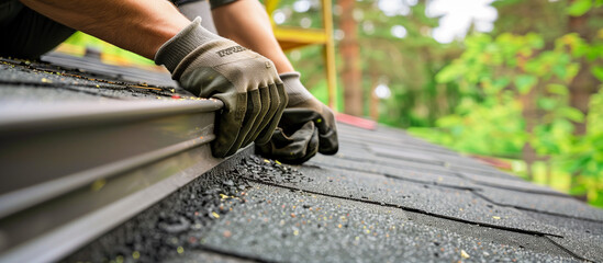 Roof Repair maintenence Replacement on a house to enhance durability and aesthetics