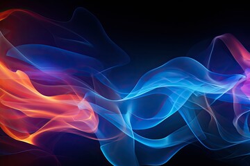 Obraz premium Color brush paint ribbon stroke swirl abstract splash background wave. Brush brushstroke color ribbon paint stroke flow shape wavy design paintbrush pen fluid rainbow element texture acrylic 3D line.