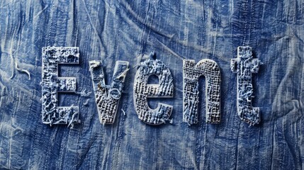 Denim Celebration and Party concept art poster.