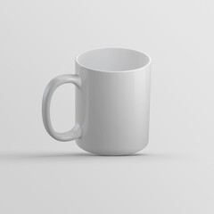 Coffee Mug Mockup Set on Isolated Background