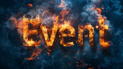 Fire Celebration and Party concept art poster.