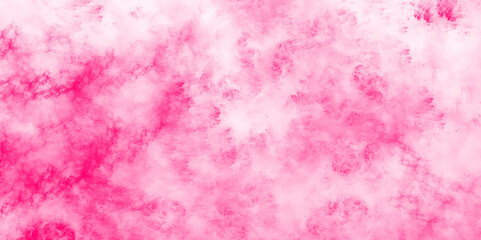 Fototapeta premium Smooth and bright abstract brush stroke acrylic watercolor background, painted colorful bright. Beautiful and smooth soft blurred pink texture in center with blank. Abstract coral shades aquarelle.