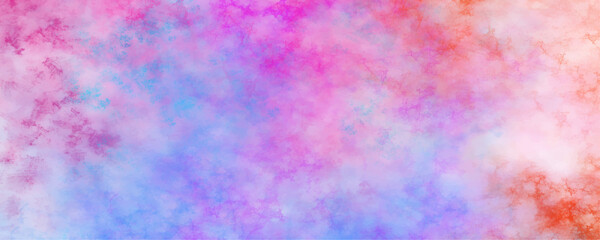 Abstract multicolor with subtle rainbow colors soft pastel watercolor background. Cool and charming colorful galaxy painting background. aquarelle soft pastel blue watercolor for creative grunge art.