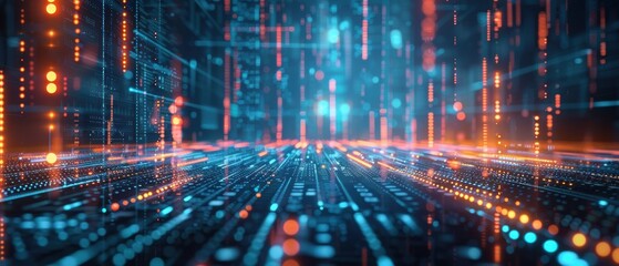 Obraz premium Digital advertising management platform with data-driven insights, emphasizing innovation in marketing technology, -clear and detailed