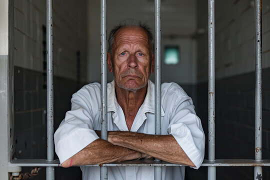 Incarcerated Inmate in a Cell
