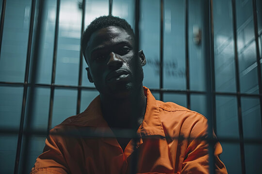 Incarcerated Inmate in a Cell
