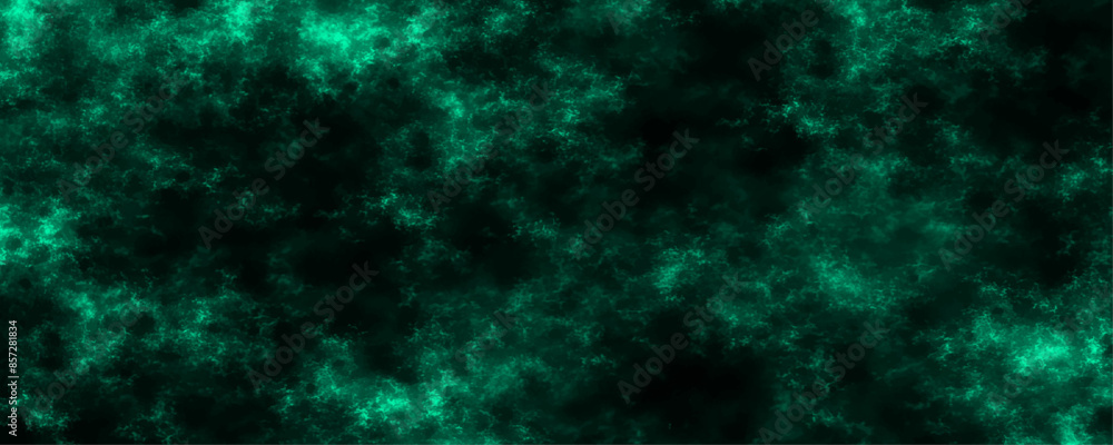 Poster green dust overlay particle abstract grunge texture on dark background. abstract distressed vintage 