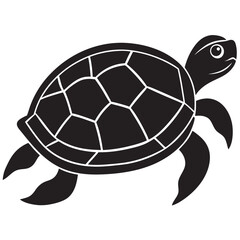 illustration of cartoon turtle