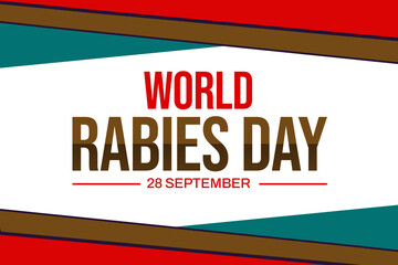 World Rabies Day wallpaper Raising Awareness and Promoting Vaccination to Eliminate Rabies and Protect Public Health illustration. poster banner
