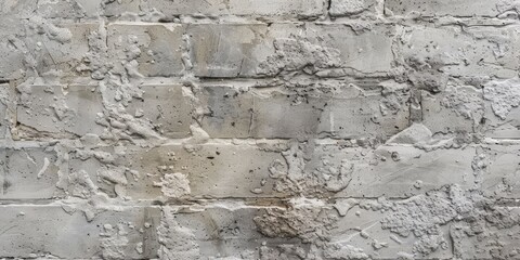 Modern Abstract Light Gray Brick Wall Design