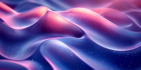 Obraz premium abstract background with purple blue gradient waves, Hi-tech material surface.