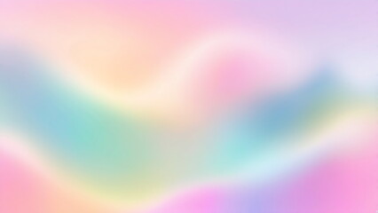 Obraz premium pastel gradient background wiith a soft dreamy feel