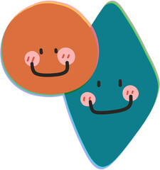 Cute shape and smile