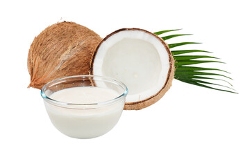  coconut milk isolated transparent
