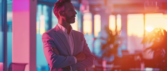 Entrepreneurs presenting app concepts, modern office, tech innovation, investor pitch, confident delivery