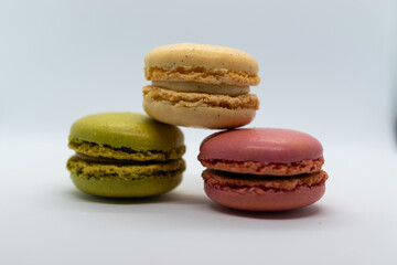 macaroons on a table