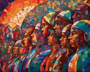 artwork celebrating Juneteenth, AI-generated