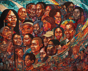 artwork celebrating Juneteenth, AI-generated