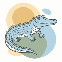 illustration of a crocodile