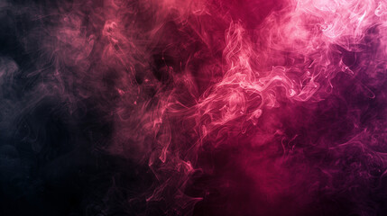 Fototapeta premium maroon mist on black background, Ai generated Images