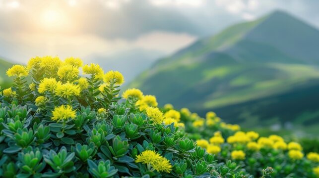 Rhodiola rosea in bloom: an adaptogenic herb for stress relief and improved energy
