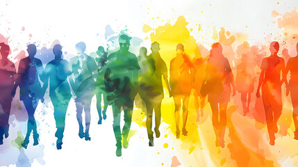 Fototapeta premium LGBT poster design pride month background. generative ai