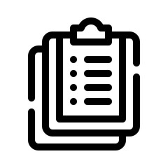 to do list line icon