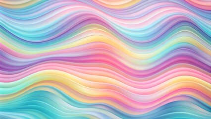 Obraz premium Abstract wavy background of pastel colours