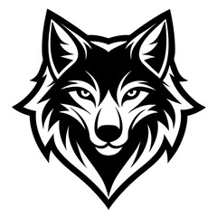 Fototapeta premium wolf logo design