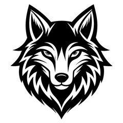 Fototapeta premium wolf logo design