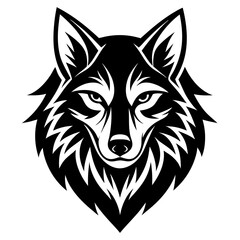 Fototapeta premium wolf logo design