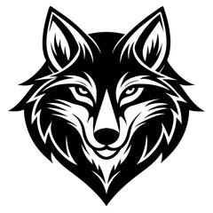 Fototapeta premium wolf logo design