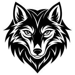 Fototapeta premium wolf logo design