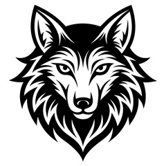 Fototapeta premium wolf logo design