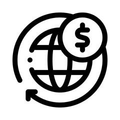 corporation line icon