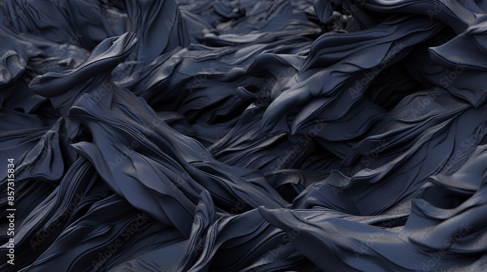 Poster scientific abstraction with futuristic textured tissue waves. tech background with close-up wave bio