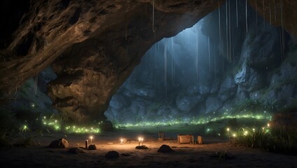 A breathtaking panorama of snow covered peaks, their slopes illuminated by the ethereal glow of a full moon.